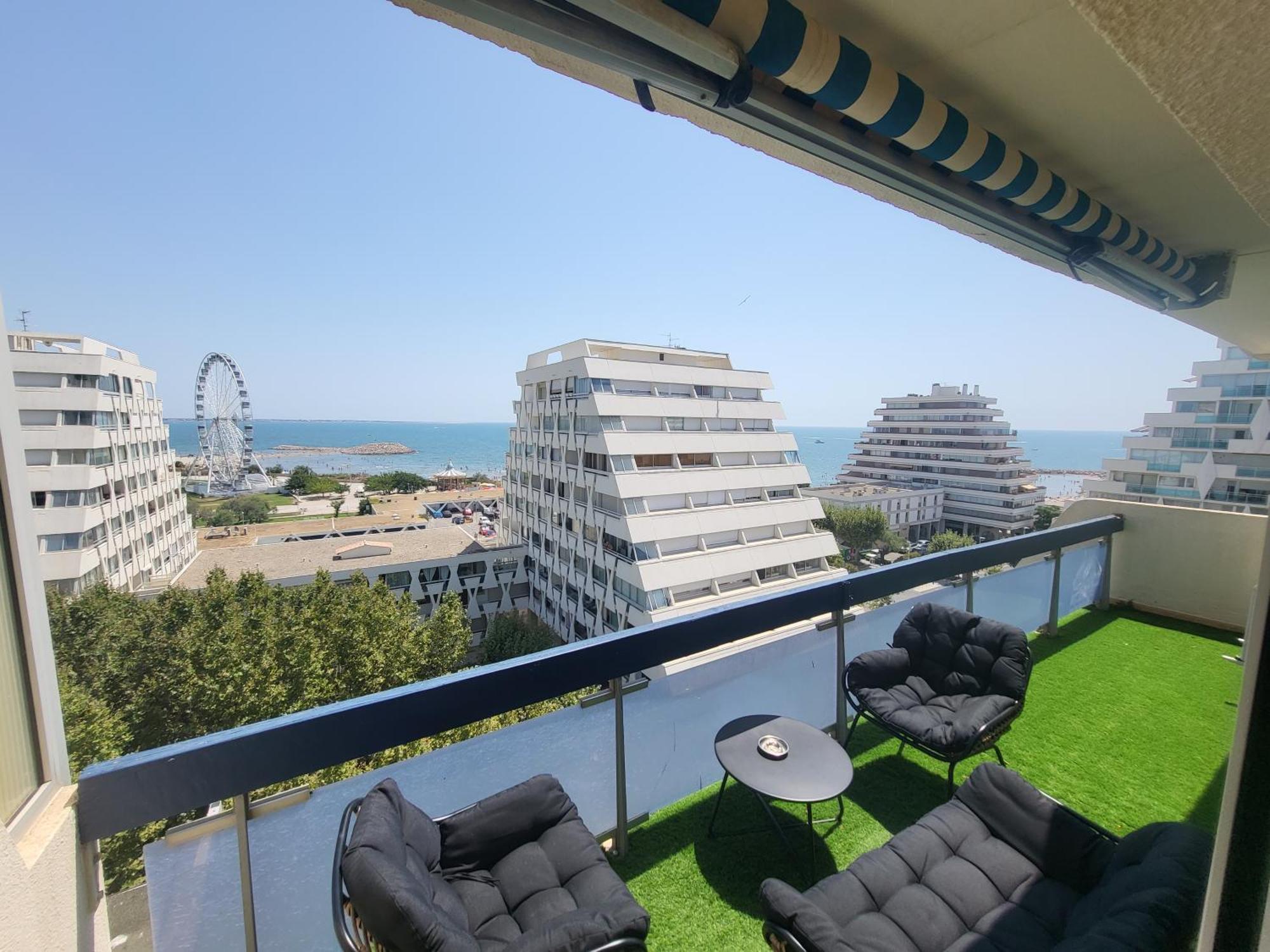 Appartement lumineux avec vue sur mer La Grande Motte Extérieur photo